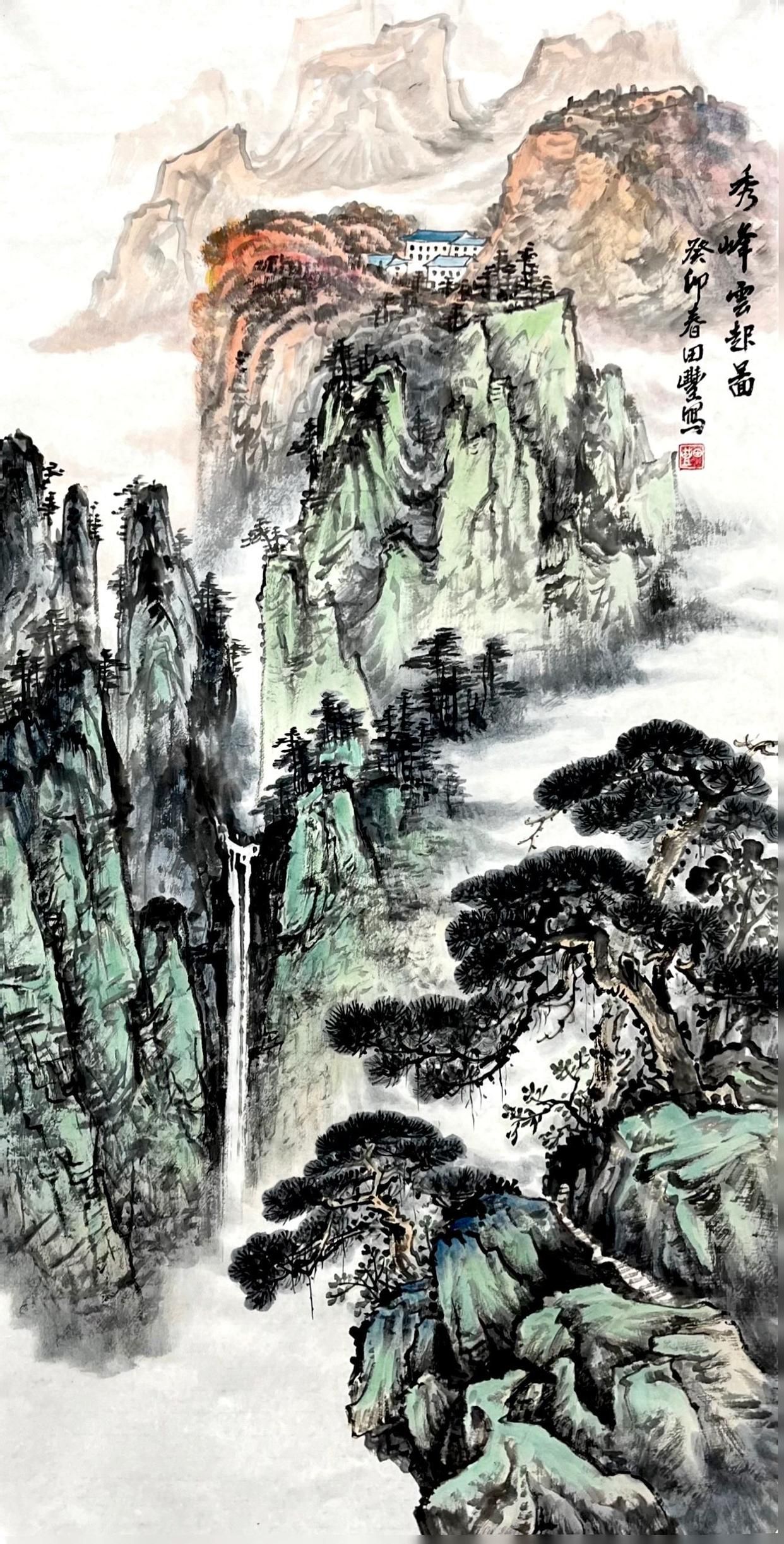 田丰画家作品直播间,田秋丰珠海书法