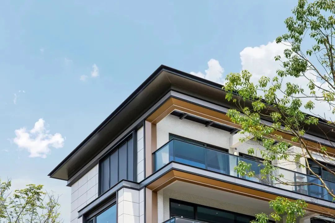 斜切转角楼梯立面施工图,建筑立面效果设计处理手法