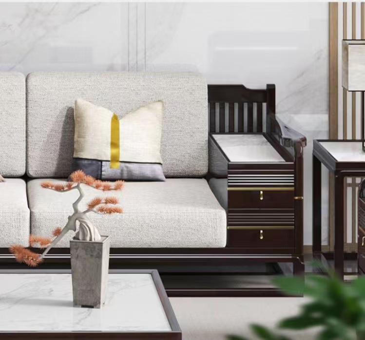 挑高客厅现代简约原木风,小户型原木风格客厅