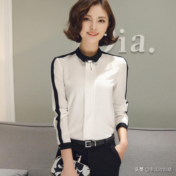 阳光洒落大地，暖流来袭9款雪纺衫让你唯美整个春日