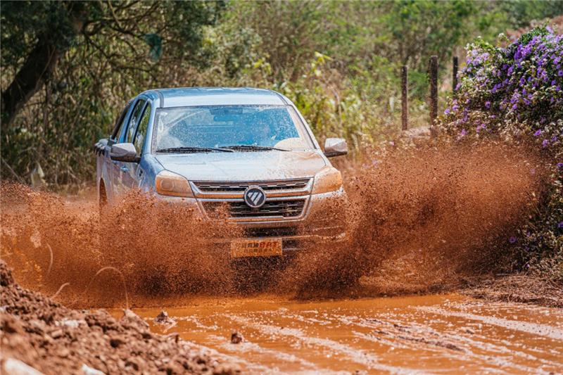 福田大将军皮卡康明斯,福田皮卡拓陆者自动挡试驾