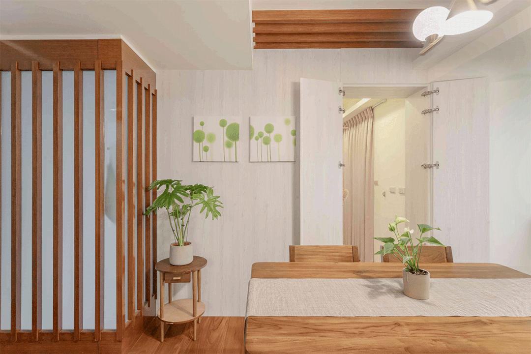 精装房如何打全屋柜子,实用70平方两室一厅全屋打柜子