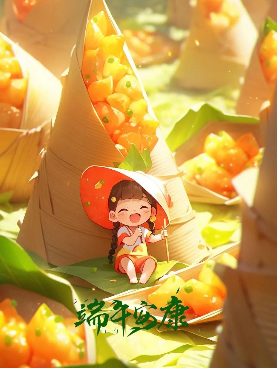 端午节怎么发朋友圈带图片,端午节精美配图