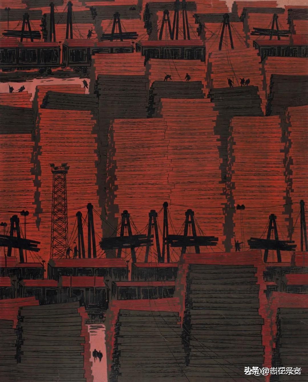 张士勤艺术作品,张士勤木刻作品欣赏