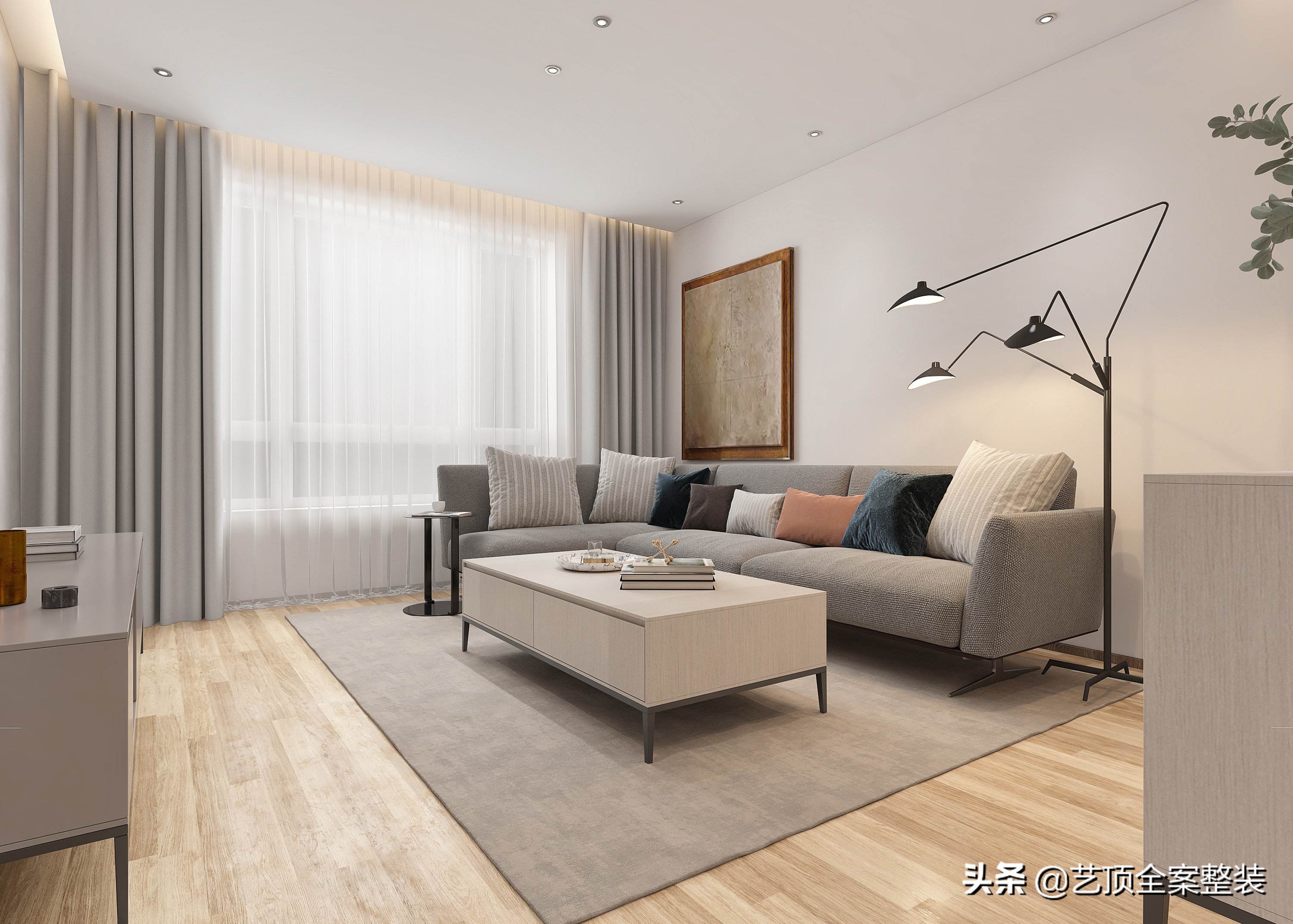 卧室无主灯设计效果,餐厅无主灯设计效果