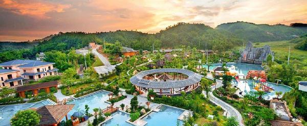 河源龙源温泉度假,河源御临门温泉度假村自助晚餐