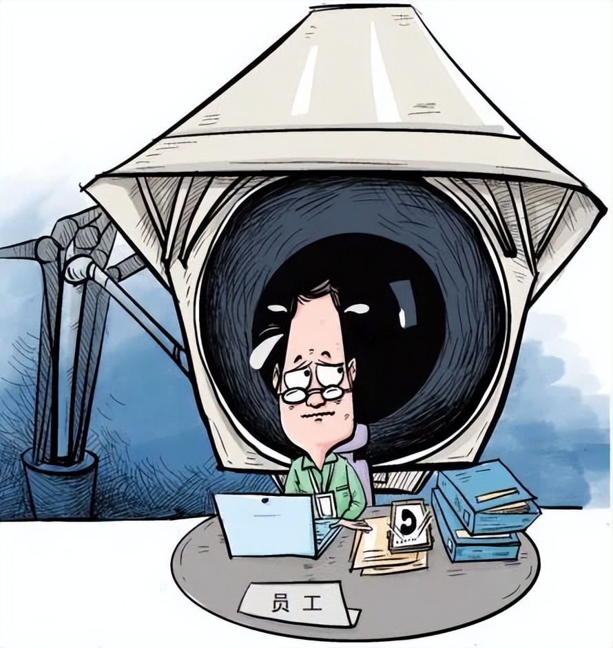 为防止员工摸鱼安装摄像头,公司安装摄像头监控员工如何应对
