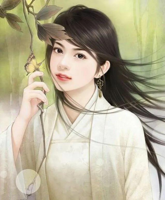 精美手绘手机壁纸古装演员,唐嫣古装高清壁纸