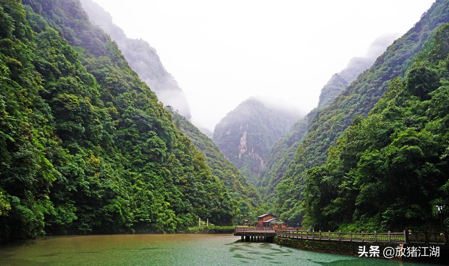 神龙峡漂流风景图片,神龙峡瀑布漂流全程