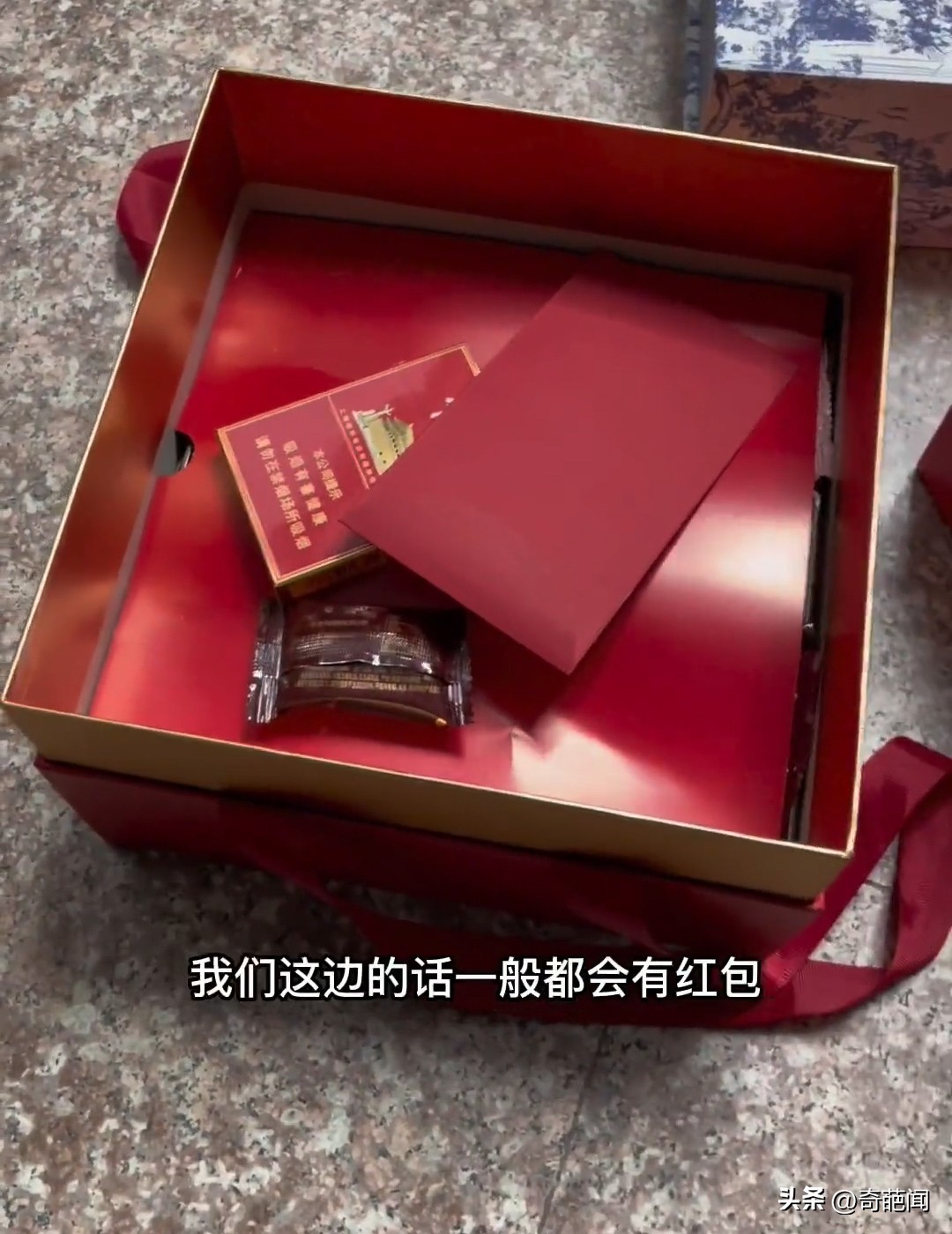 女子晒婚礼回礼,女子晒回娘家带的礼物