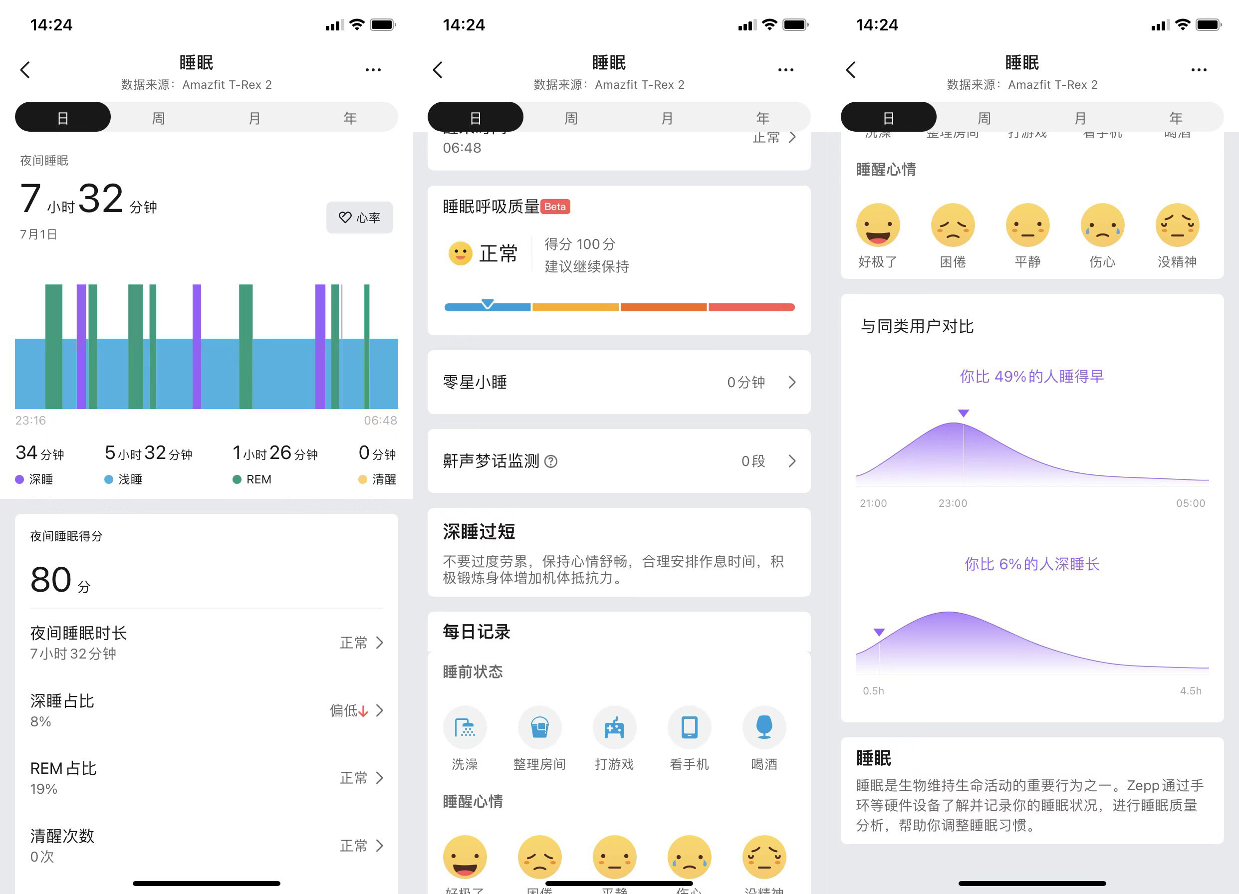 华米智能手表2esim版评测,amazfitt-rex华米运动手表评测