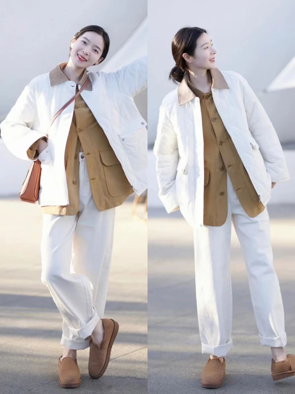 大地色系十分适合秋冬季节穿搭,冬季色系搭配图高级感