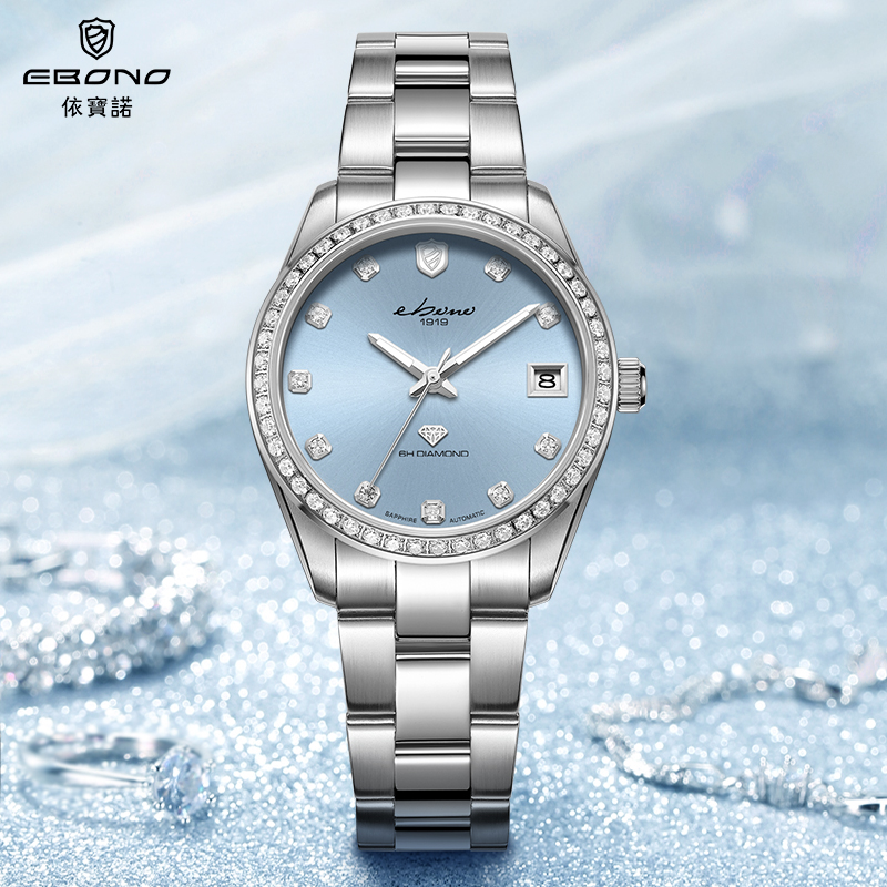 依宝诺女士手表8855怎样上发条,依宝诺女士手表8855