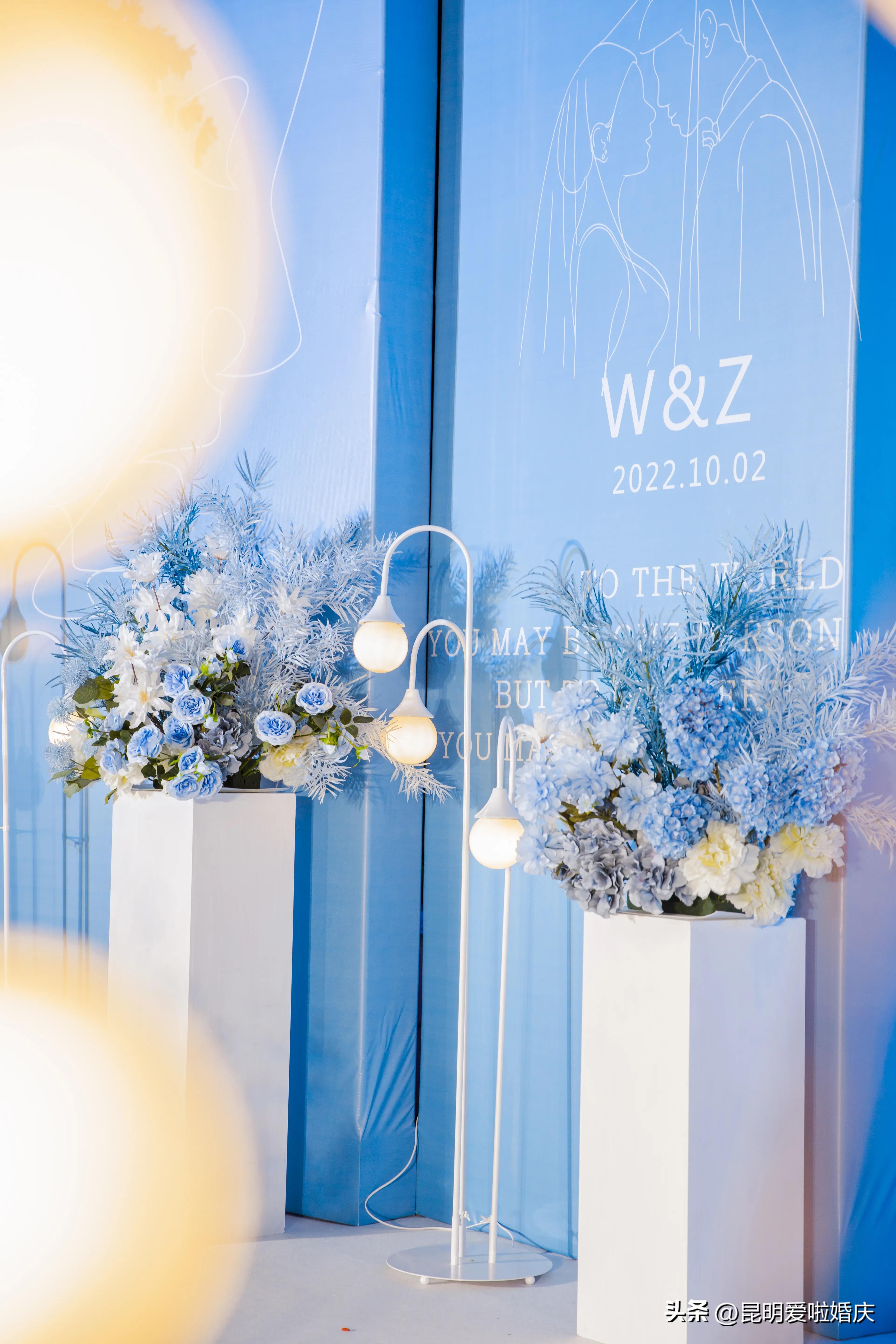 昆明婚庆布置大气婚礼背景,婚礼场地布置风格云南昆明