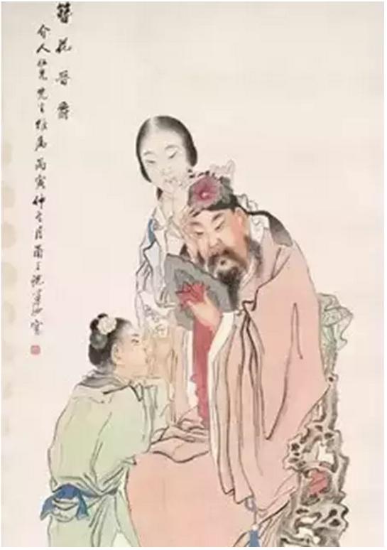 戴花自古都是女子专权？古代男子身体力行证明你错了