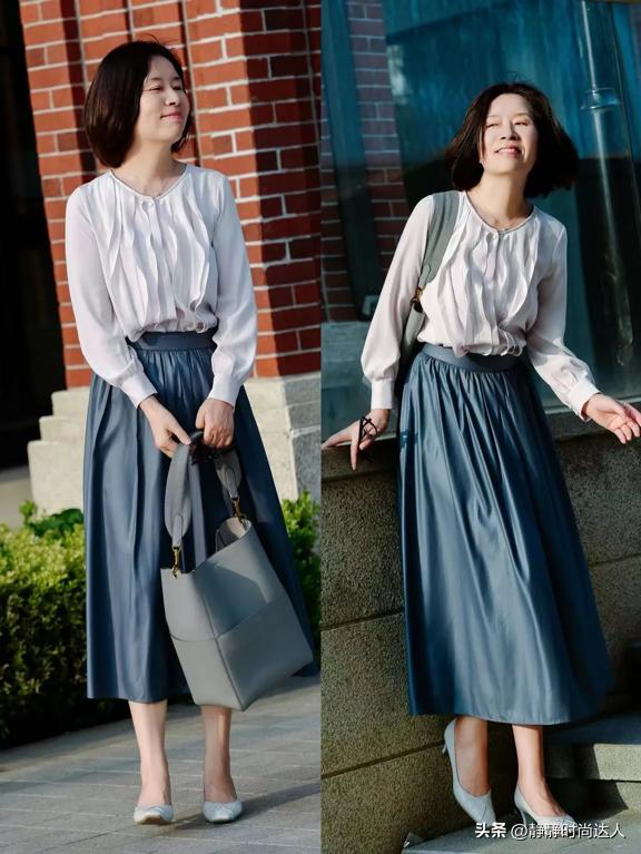 中年女性穿衣花哨,中年连衣裙秋冬不要太花哨