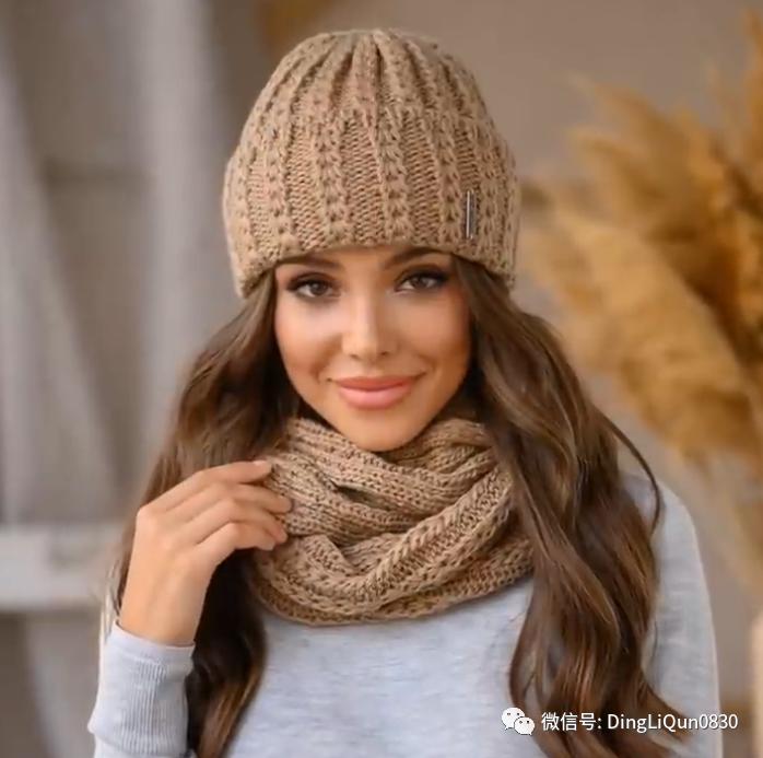 女士针织年轻款的洋气针织帽,针织帽合集
