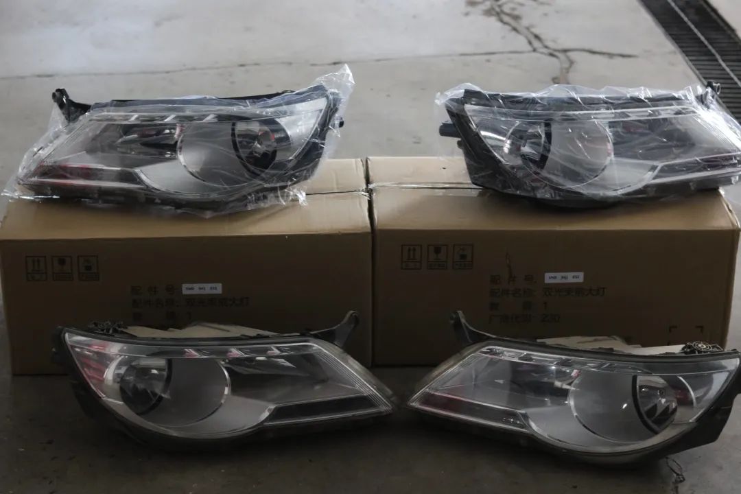 12年大众途观二手车翻新,大众途观外观塑料件翻新