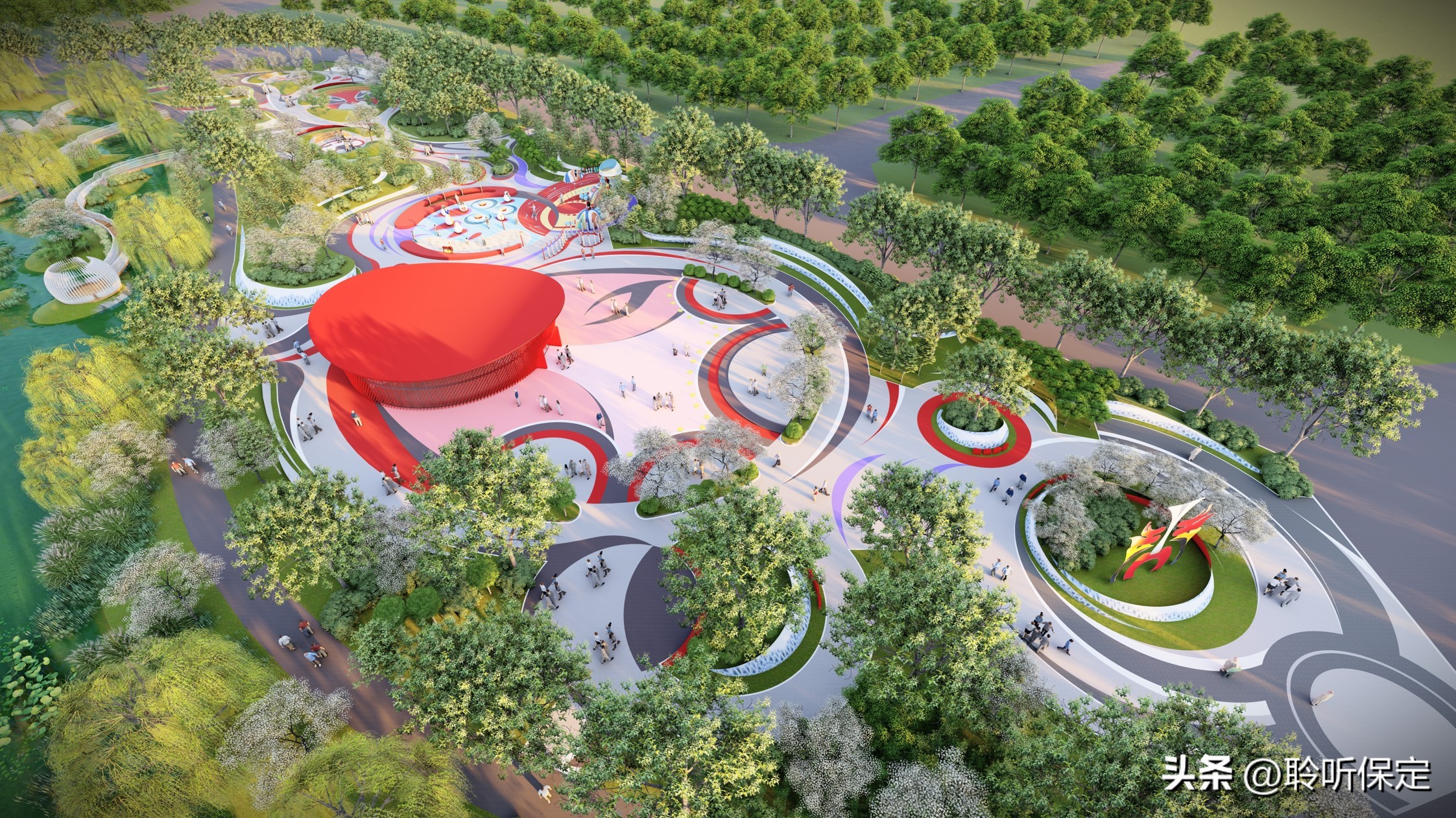 2023保定马拉松环城水系赛道,保定马拉松大本营