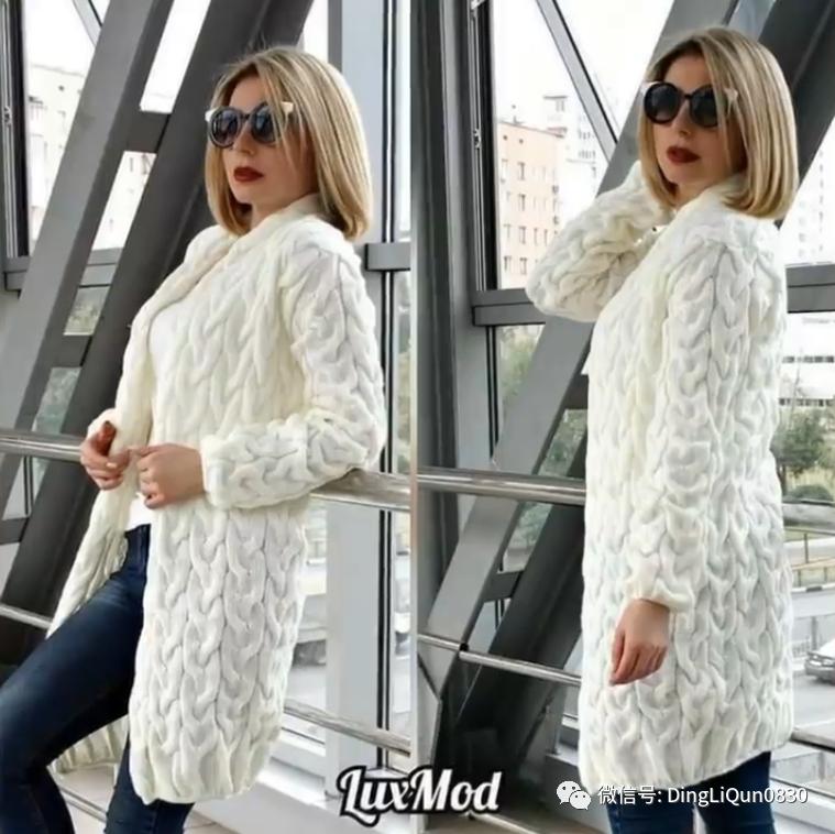 创意洋气针织开衫,针织外搭开衫中长款高档