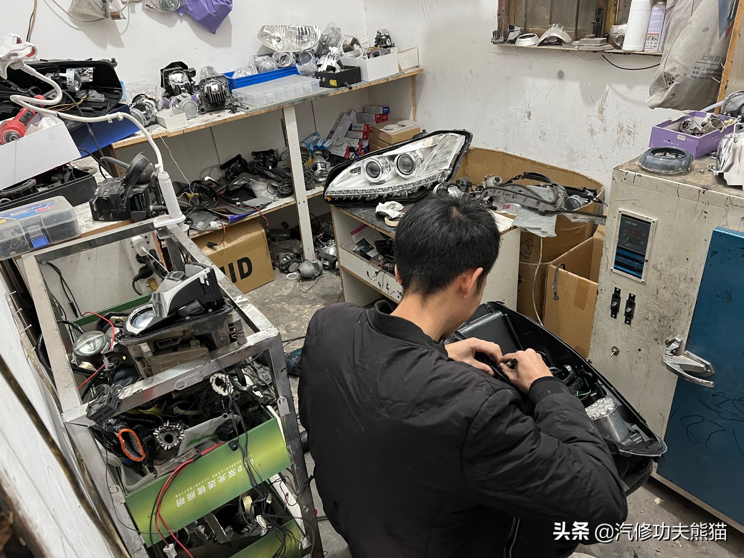 老车翻新修复奥迪a4,修复报废奥迪a4