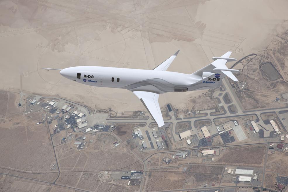 “滚回绘图板”被淘汰的飞行器方案218-未来概念客机,极光D8