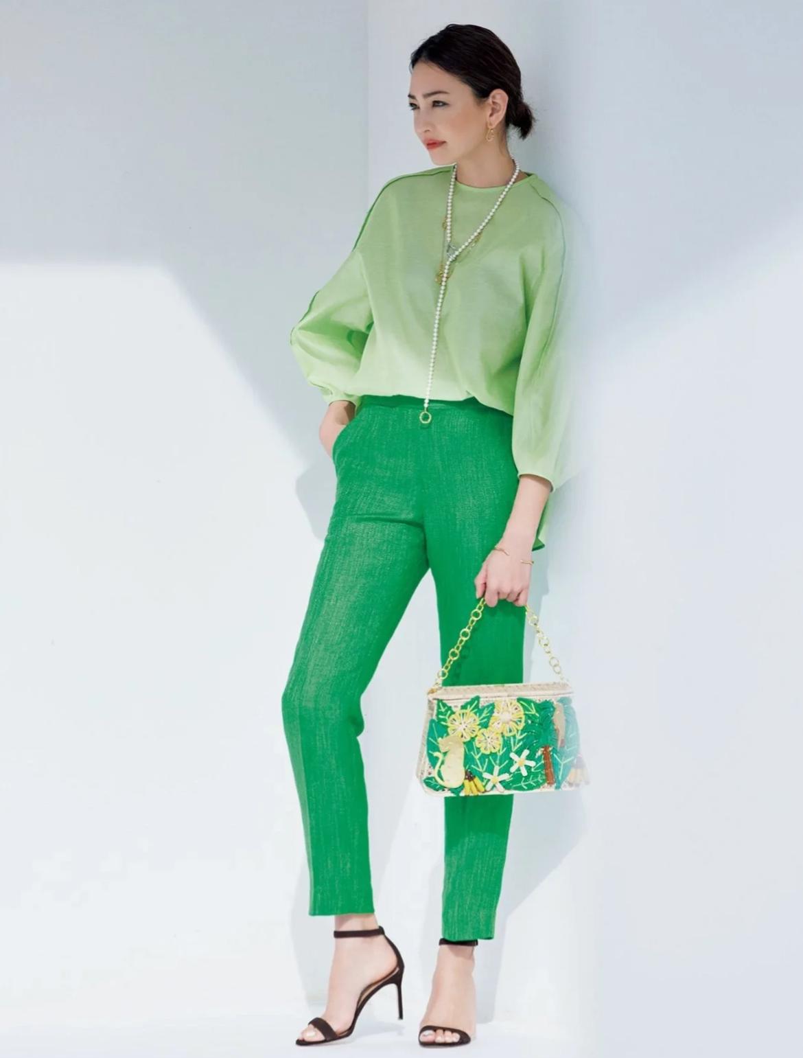 今年流行的马卡龙裤,马卡龙高腰裤穿搭