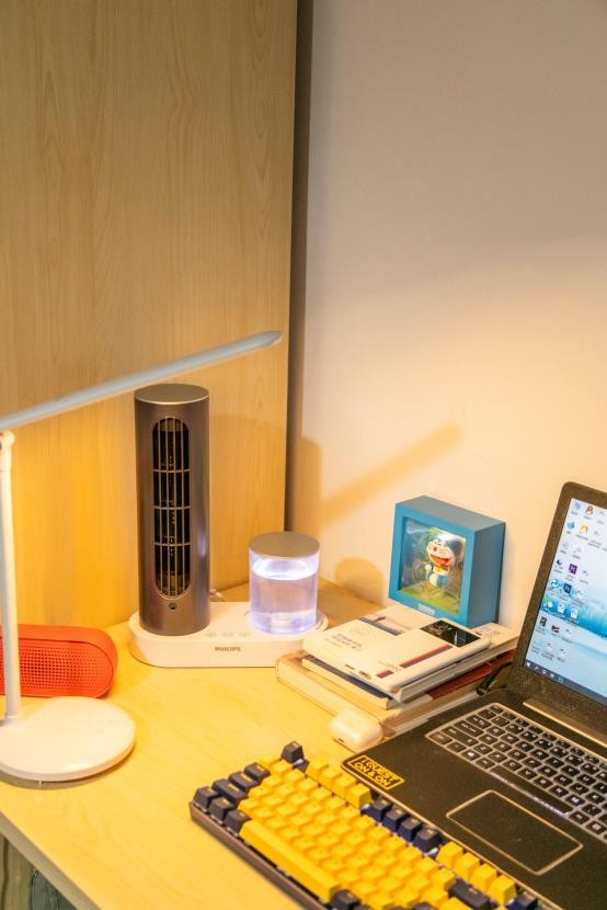 夏天降温神器随身携带空气加湿器,电风扇加湿器家里专用