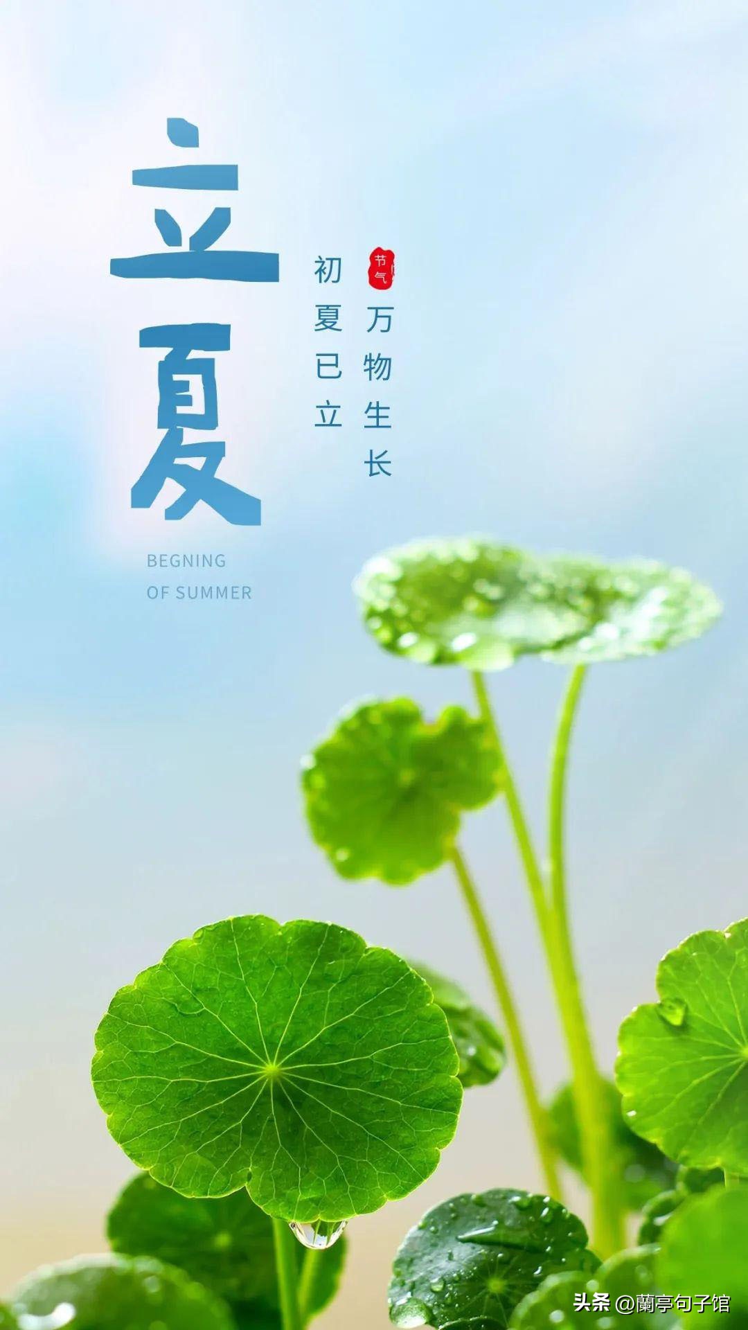 科普知识二十四节气之立夏,二十四节气立夏祝福寄语pdf