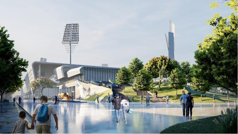 全民健身中心足球场,容纳近10万人的全民健身馆