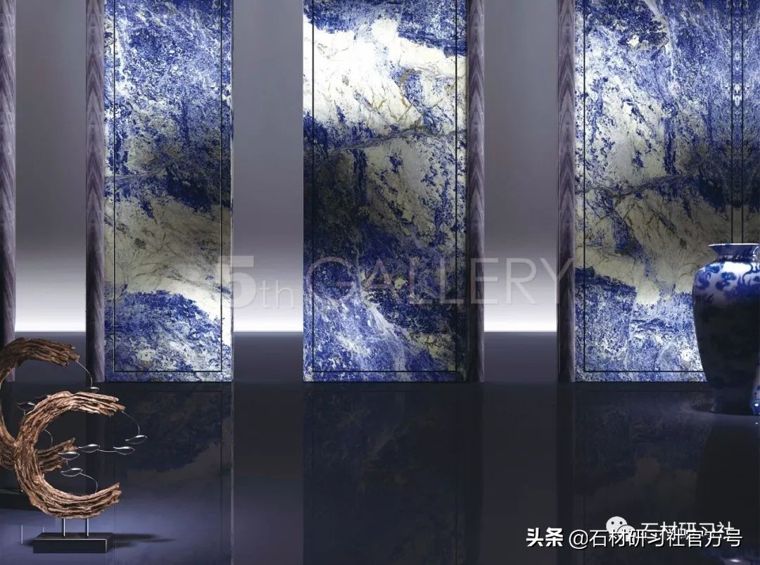 高端大气上档次低调奢华石材,石材蓝色经典