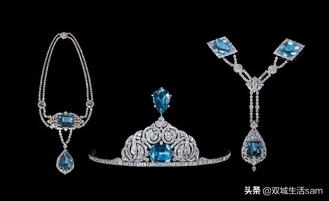 海蓝宝皇室王冠,海蓝宝英国女王王冠