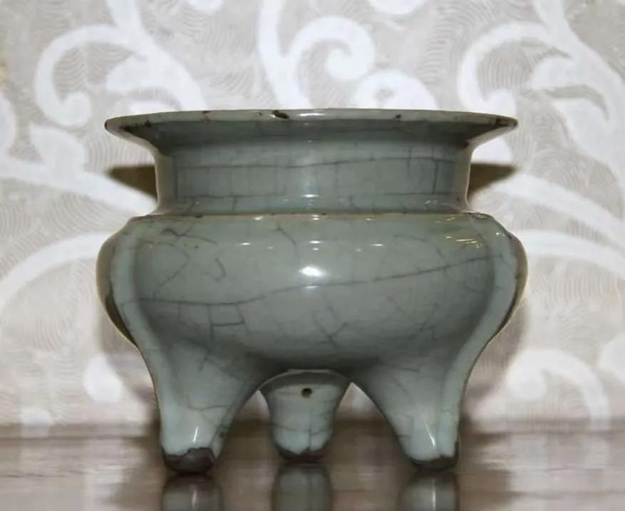 官窑龙耳炉,官窑弦纹炉