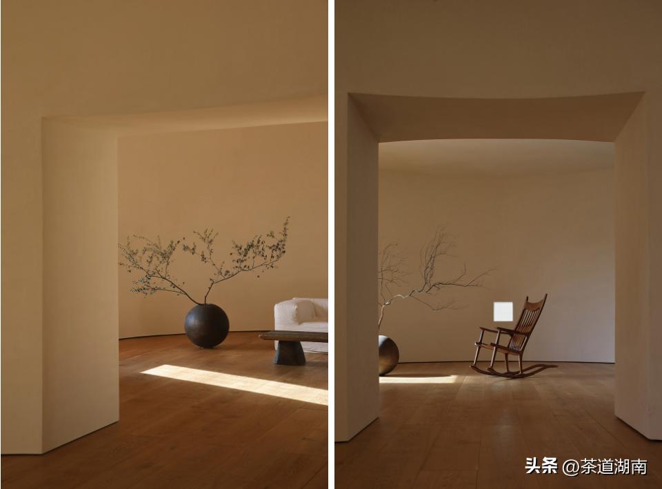 不装吊顶的禅意茶室装修效果图,广东禅意茶室私人会所包厢设计