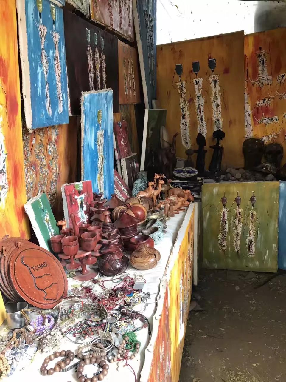 中部非洲乍得之行回忆三：逛一逛乍得首都恩贾梅纳的工艺品市场