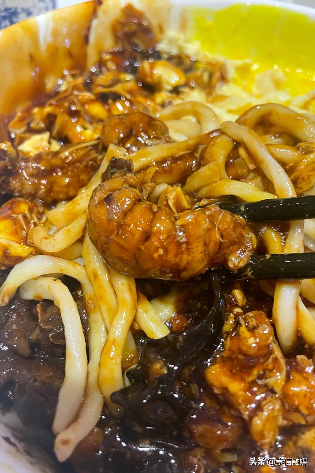 天津人最爱的捞面,天津早餐捞面