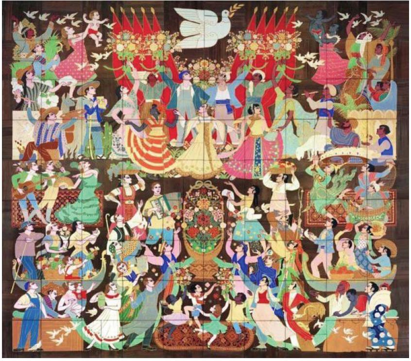 他是国徽、人民币主要设计者，还曾为开国大典毛主席画像