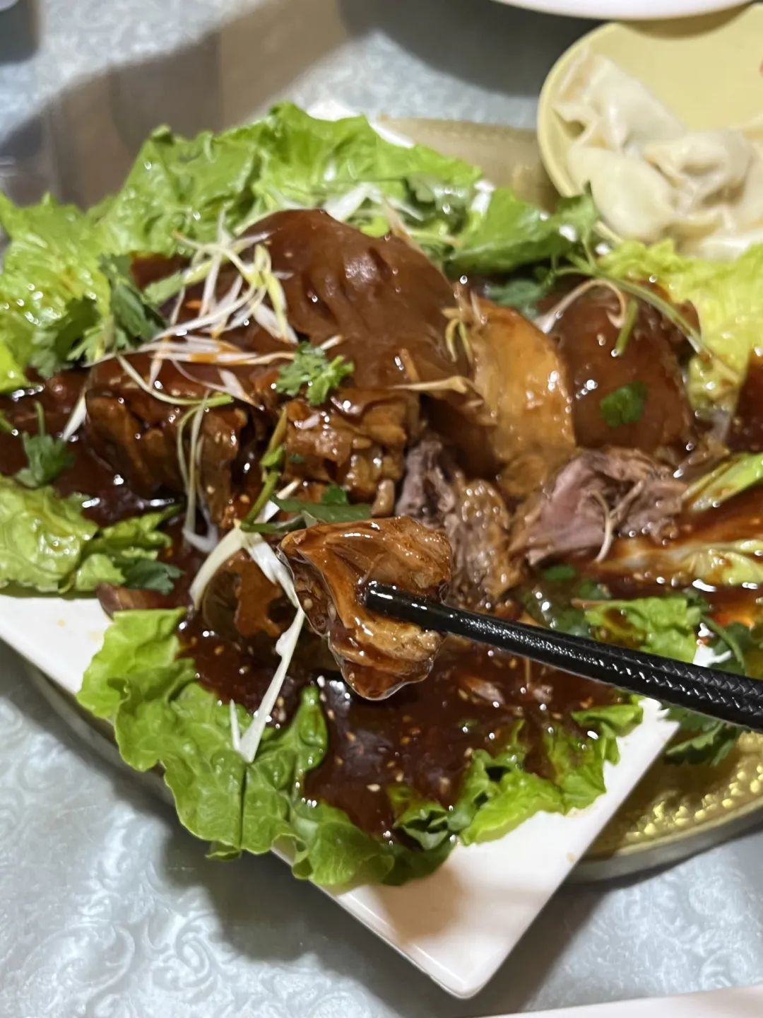 妈，我也想吃水捞饭