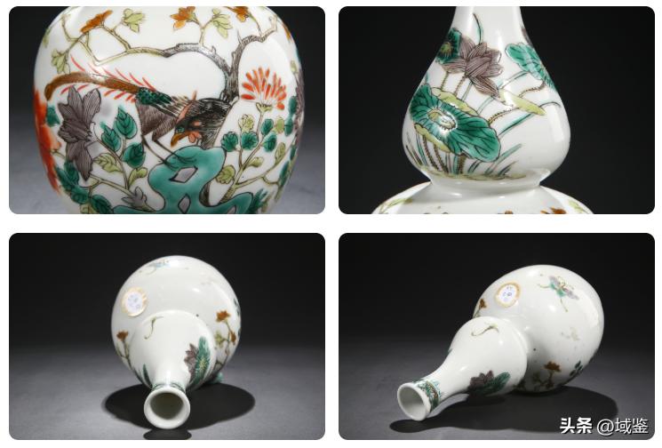 釉上五彩,釉上五彩富贵花