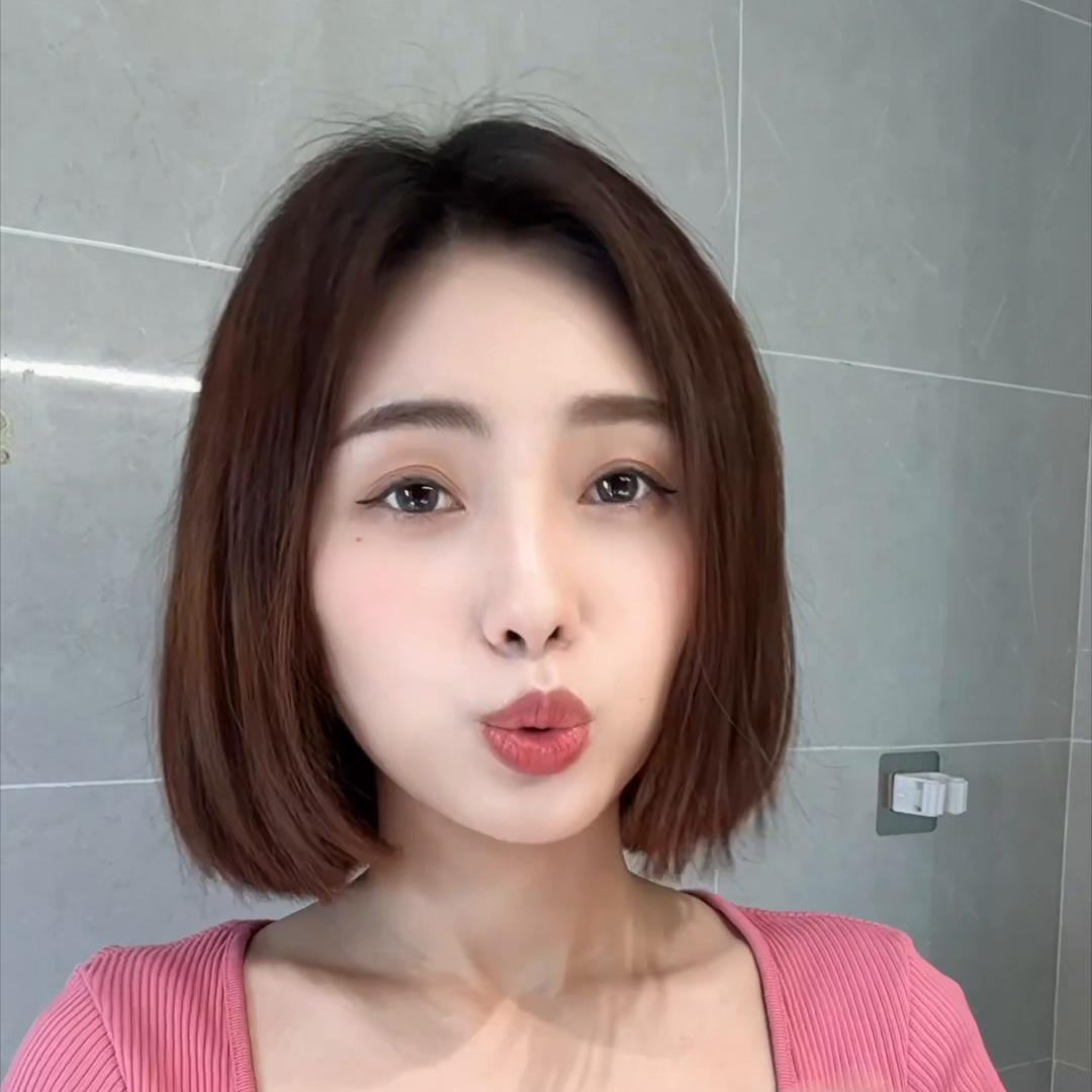 超a短发一刀切免打理,一刀切短发洗完怎么打理