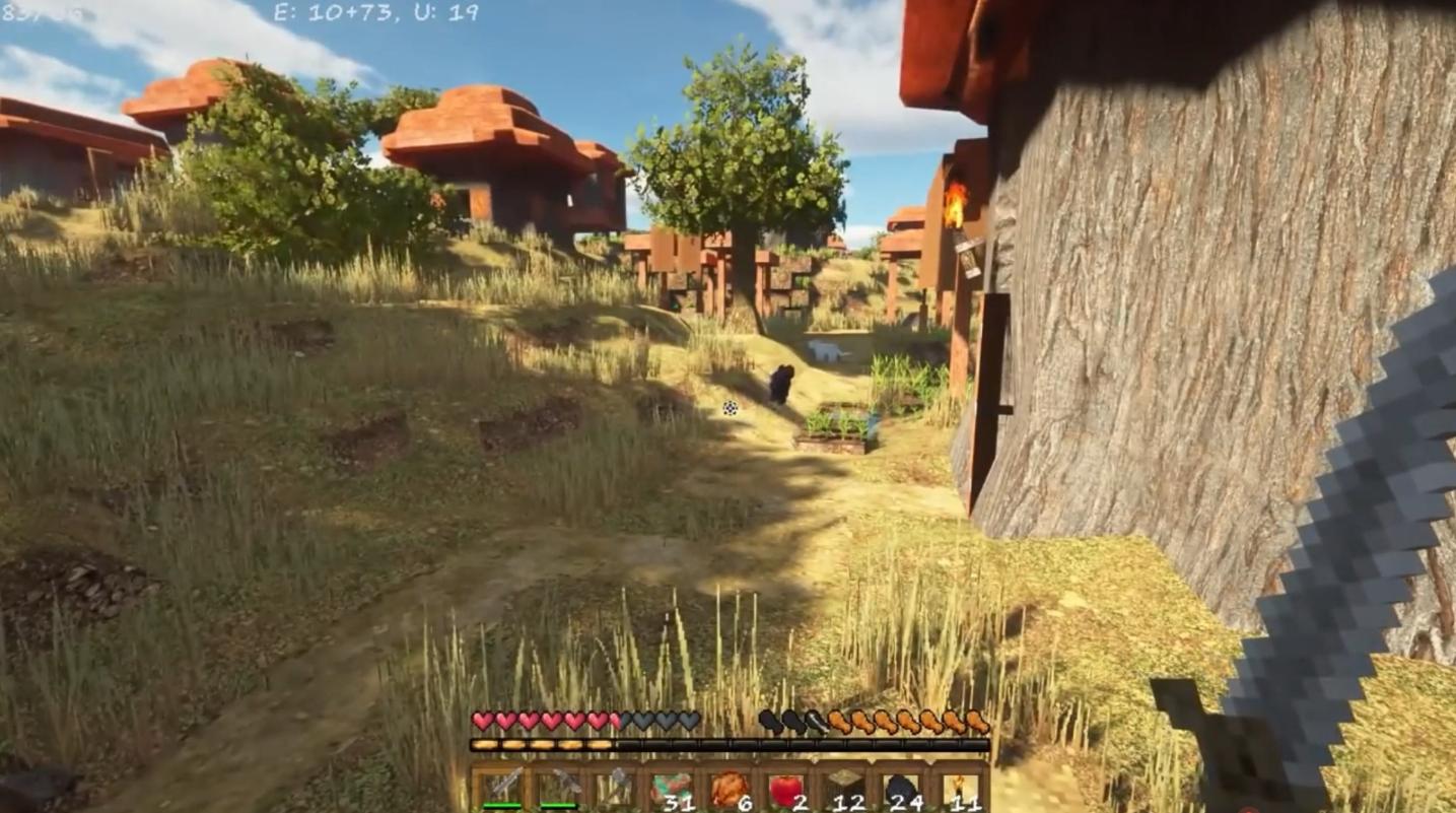 我的世界一亿像素画风,1亿像素我的世界