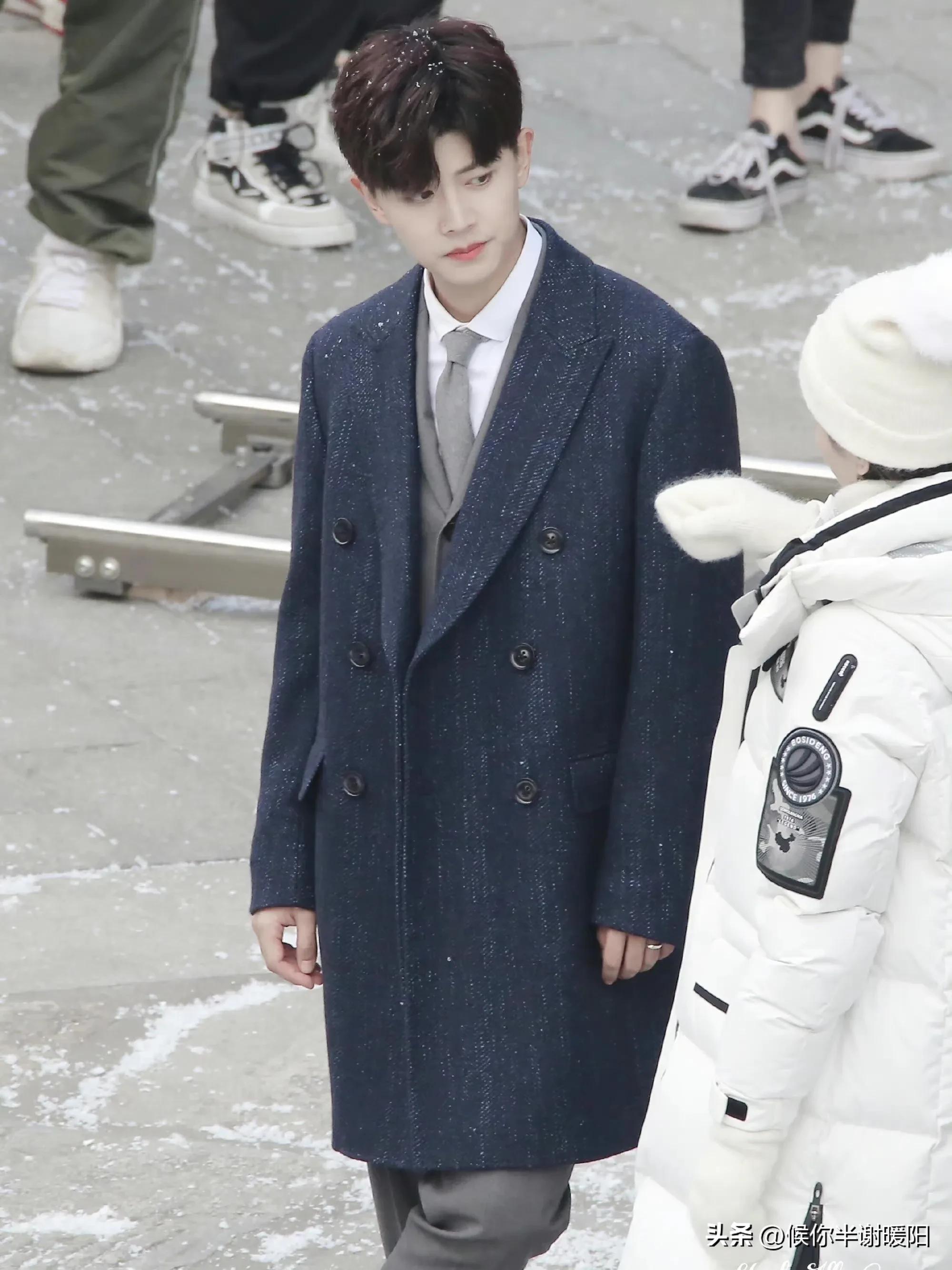 长款西装肖战,长款西装显矮男