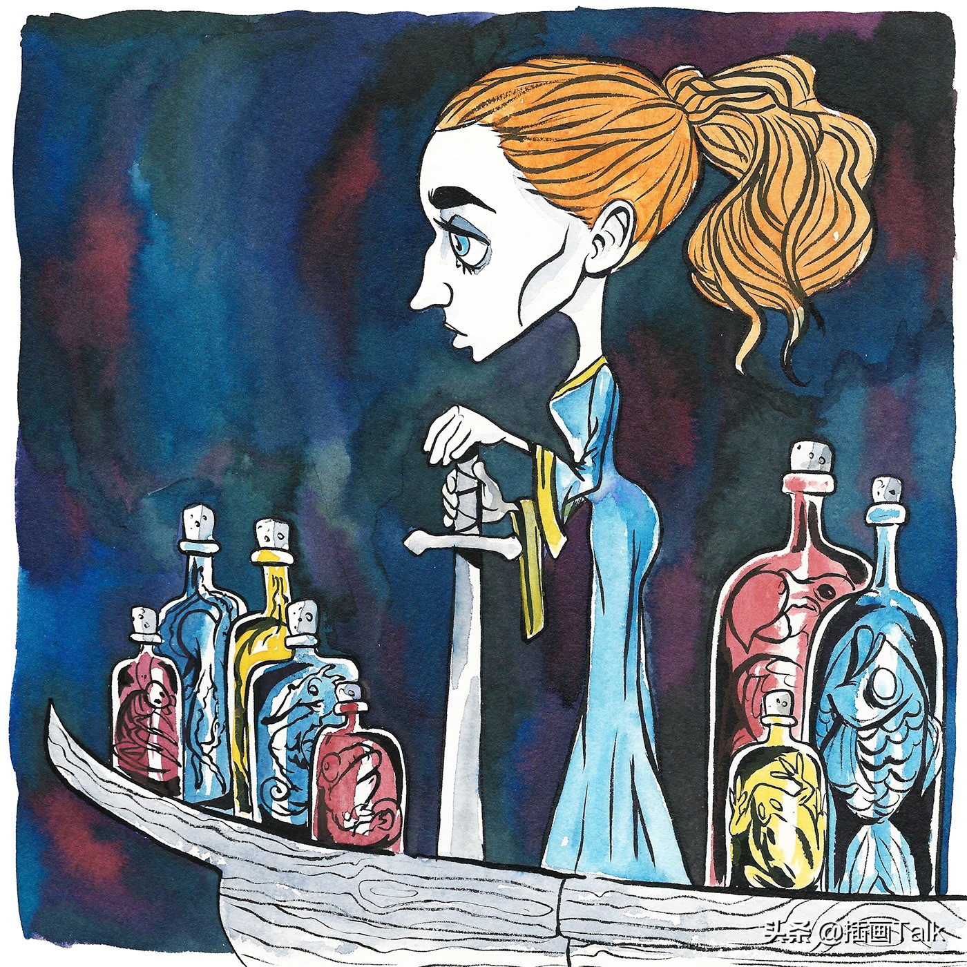 南非插画师,南非插画师作品