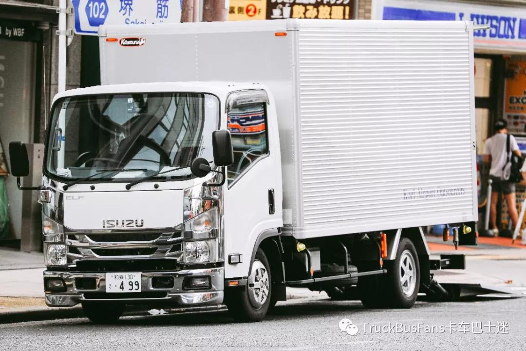 日本卡车是这样拍的,日本街头小型卡车