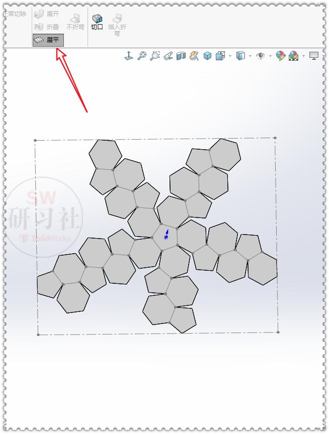 solidworks复杂钣金展开下料图,solidworks足球钣金展开