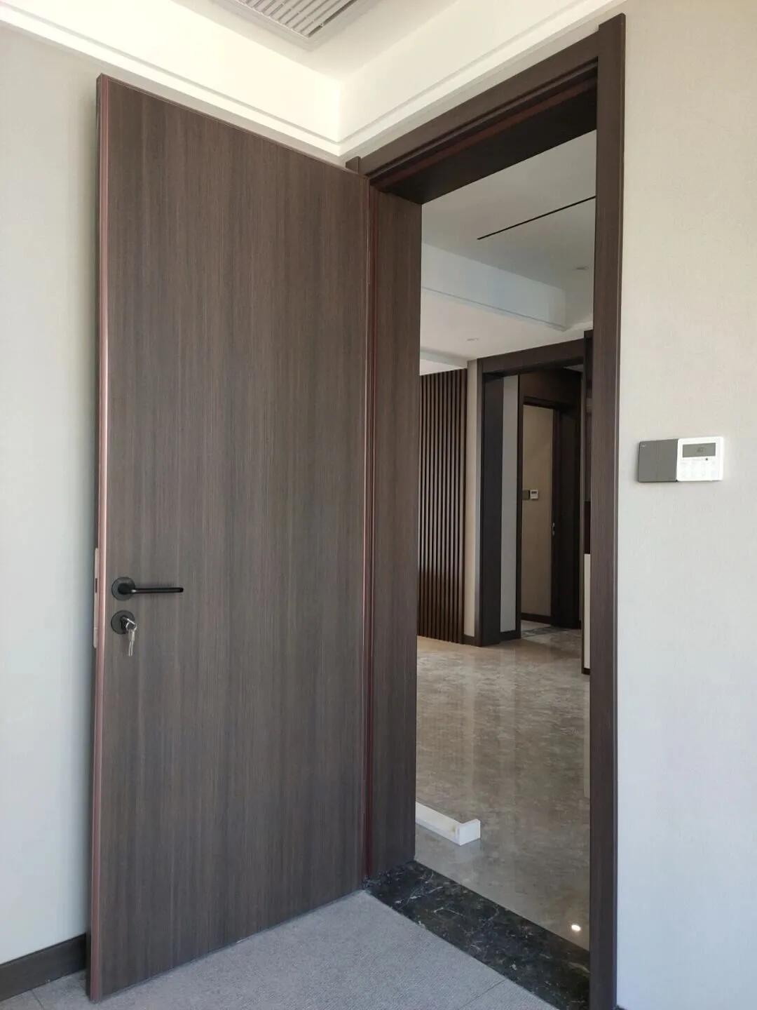 白墙搭配什么颜色木门,房间木门颜色搭配效果图