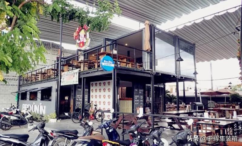 餐厅集装箱布局,集装箱餐饮外观