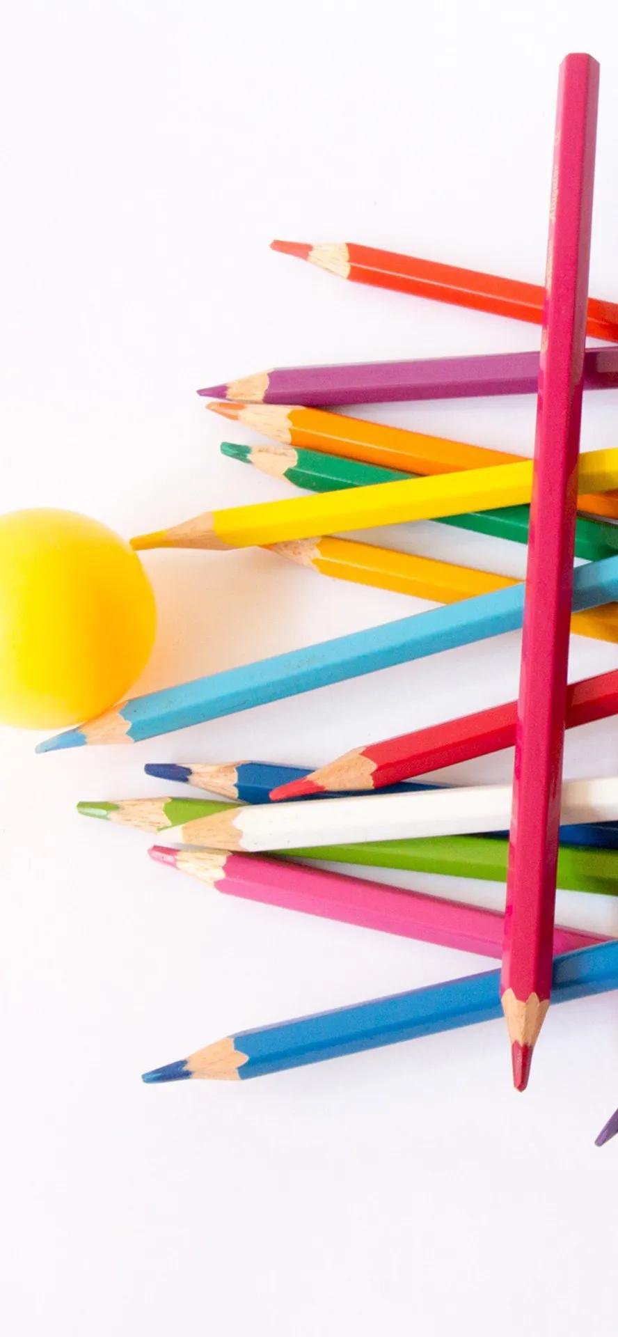 壁纸上的铅笔痕迹怎么清除,手机壁纸彩铅画