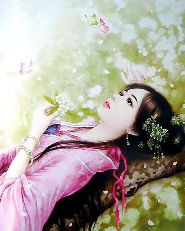 精美手绘手机壁纸古装演员,唐嫣古装高清壁纸