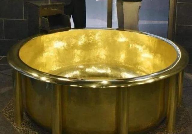 张庭家照片,张庭豪宅浴缸